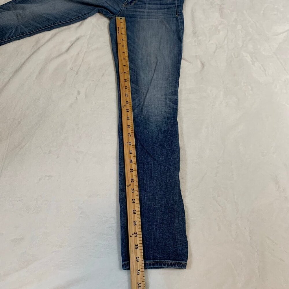 American Eagle Skinny Jeans Womens 4 Regular Blue Denim Medium‎ Wash - Picture 9 of 9